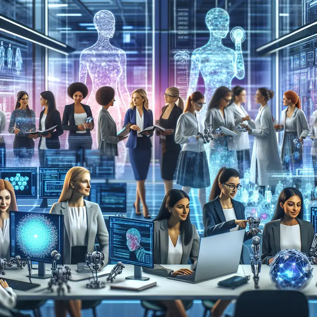 Representation of The Future of Women in Artificial Intelligence and Machine Learning
